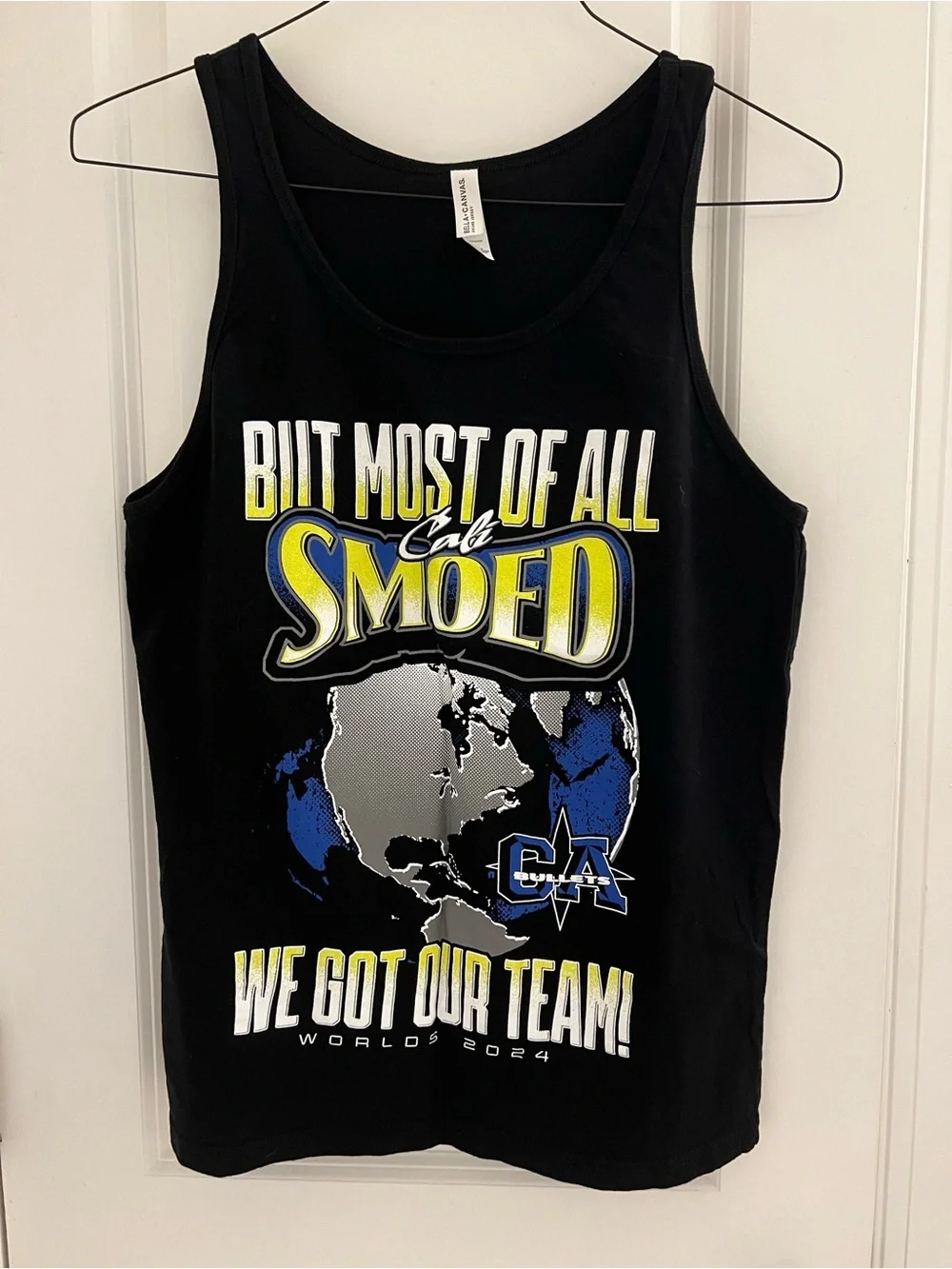 New California Allstars SMOED cheerleading tank top